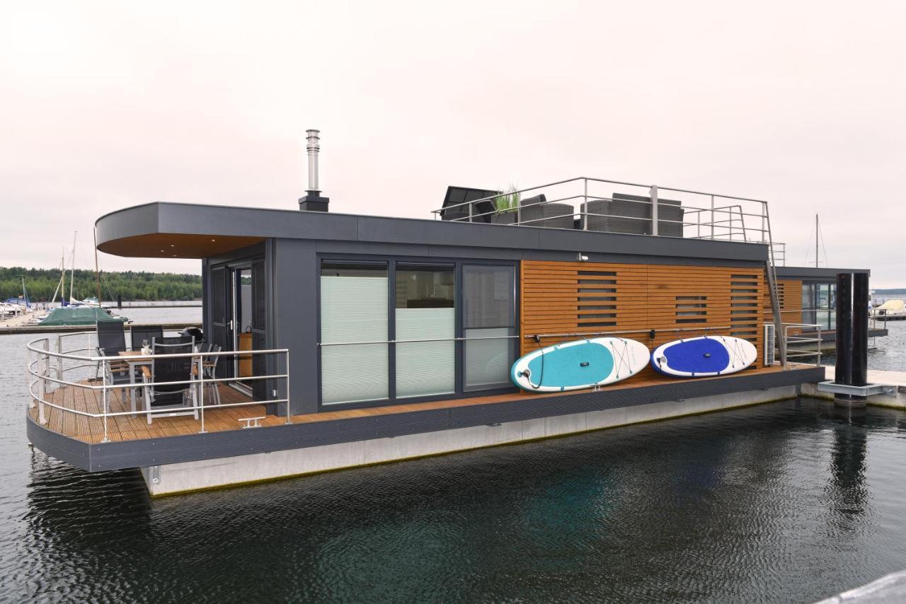 Hausboote Am Baerwalder See Traumhaus-Mieten Klitten エクステリア 写真